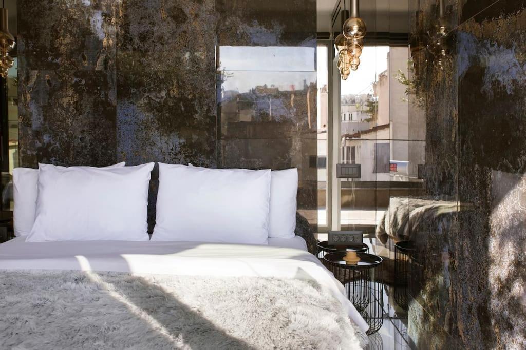 Luxury Acropolis View Apartment-Living Stone Black Pearl 아테네 외부 사진
