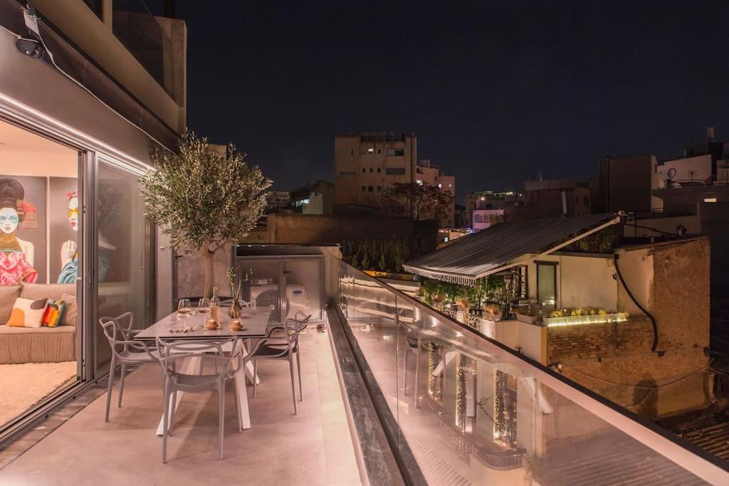 Luxury Acropolis View Apartment-Living Stone Black Pearl 아테네 외부 사진