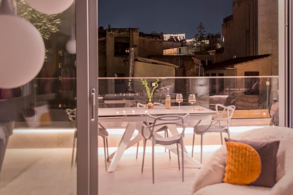 Luxury Acropolis View Apartment-Living Stone Black Pearl 아테네 외부 사진